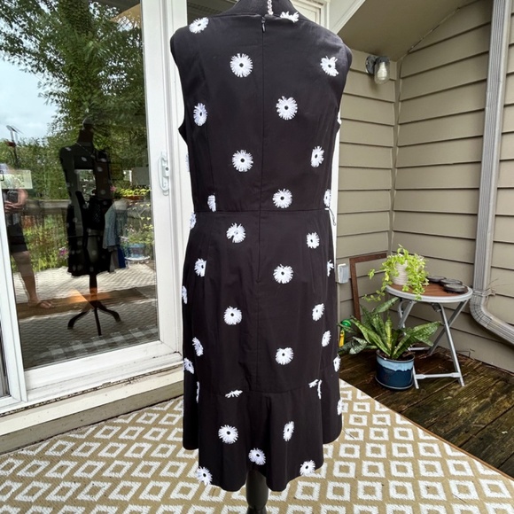 Talbots Dress - Black Embroidered - 10P - Picture 9 of 14